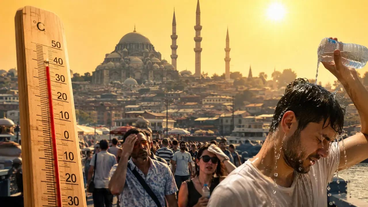 Nem bunalttı: İstanbul'da sıcak hava etkili oluyor!