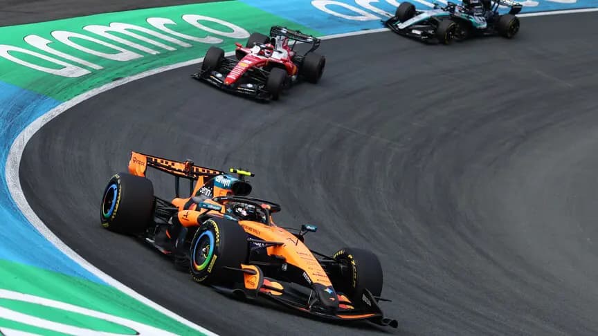 Formula 1 Hollanda Grand Prix'sinde pole pozisyonu Lando Norris'in oldu