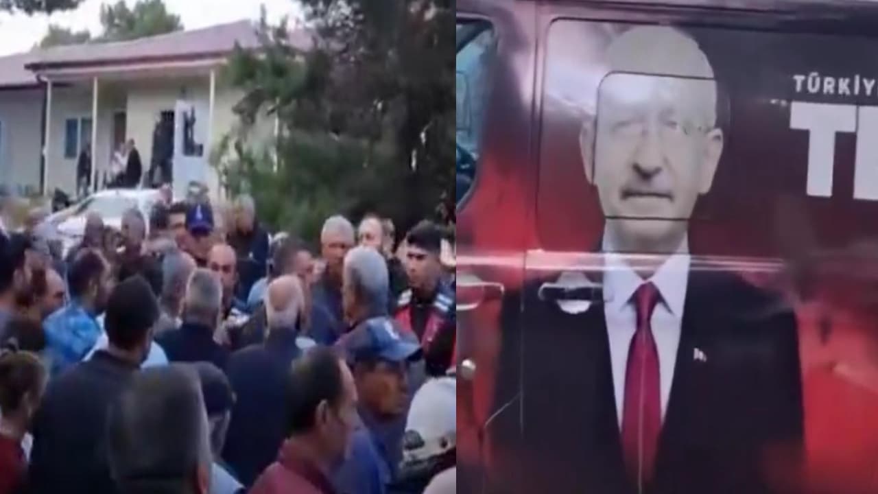 Sivas’ta CHP’lilere ‘Kılıçdaroğlu’ tepkisi: Jandarma, CHP aracını alandan çıkardı