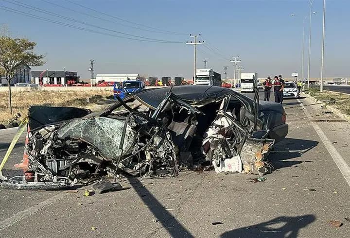 Aksaray’da feci kaza: 2 ölü, 2 ağır yaralı