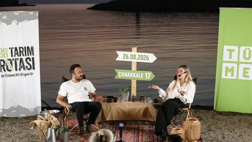 Gökçeada'da "TÜME Tarım Rotası Programı" düzenlendi
