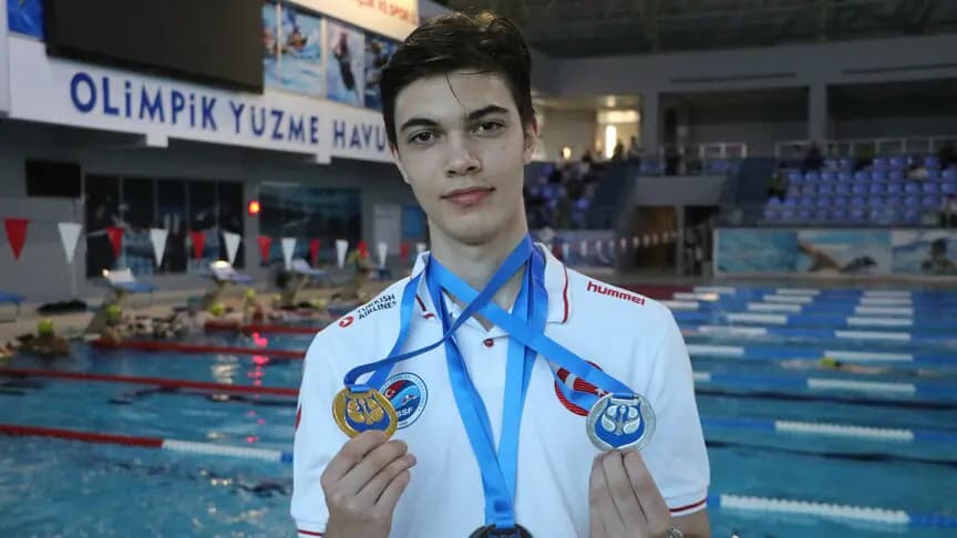 Milli serbest dalışçı Yusuf Kıvanç Erkan'ın hedefi büyüklerde zirve