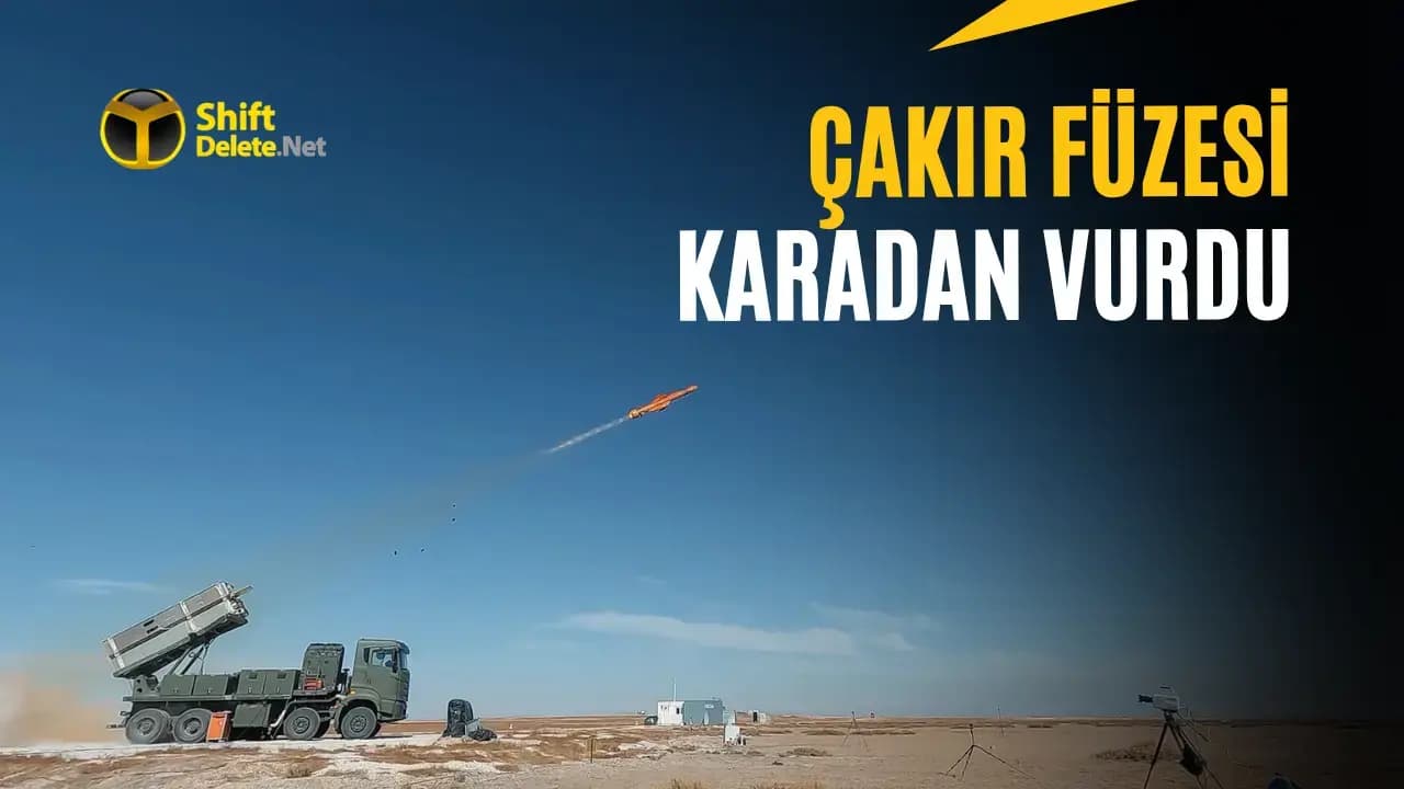 ÇAKIR Füzesi Karadan da Hedefi Tam İsabet Vurdu