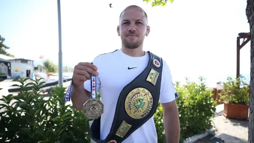 Milli güreşçi Fazlı Eryılmaz'ın hedefi Los Angeles 2028'de madalya