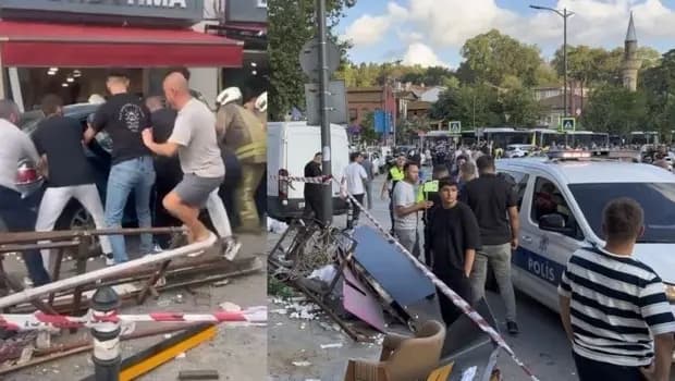Beykoz’da otomobil yayaların arasına daldı: 5 yaralı