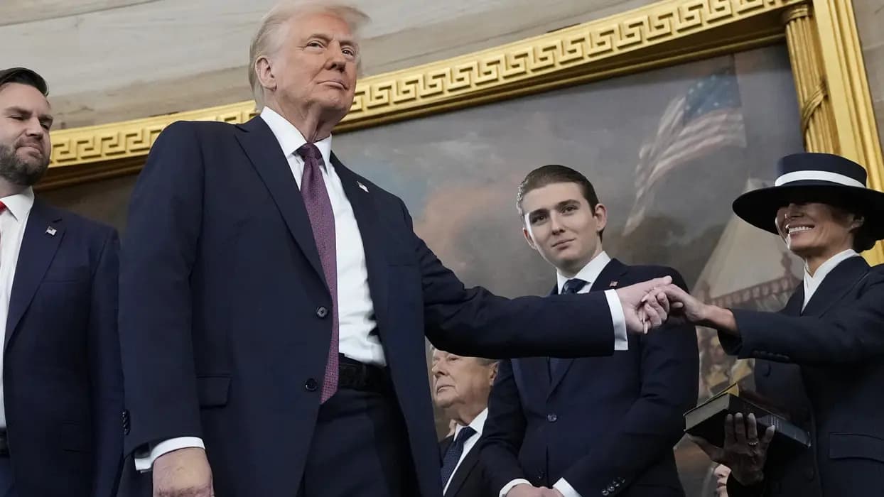 İran televizyonundaki video ABD'yi harekete geçirdi! Barron Trump tehdit kapsamında inceleniyor