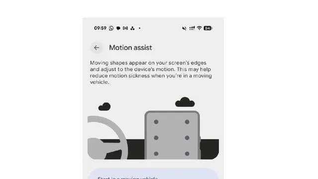 Android'e Yolculuk Yaparken Oluşan Mide Bulantısını Önleyen Özellik Geldi!