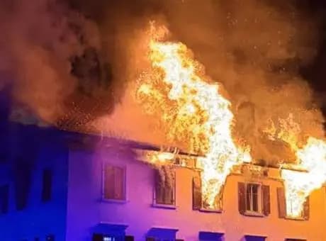 İsviçre’de gece yarısı dehşeti! Restoran alevlere teslim oldu, 5 kişi kayıp