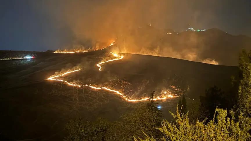 Başkentte bir günde 140 yangın çıktı