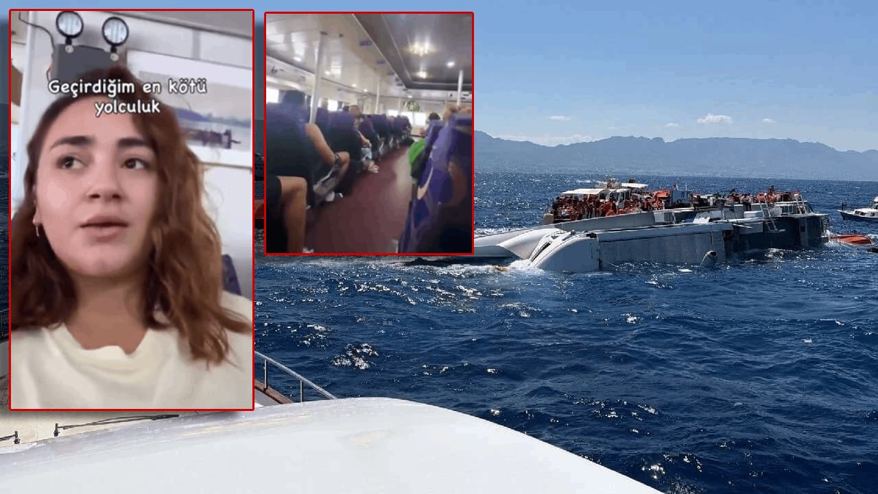 Felaket geliyorum mu dedi? Batan gemide bir gün önce dehşeti yaşamışlar