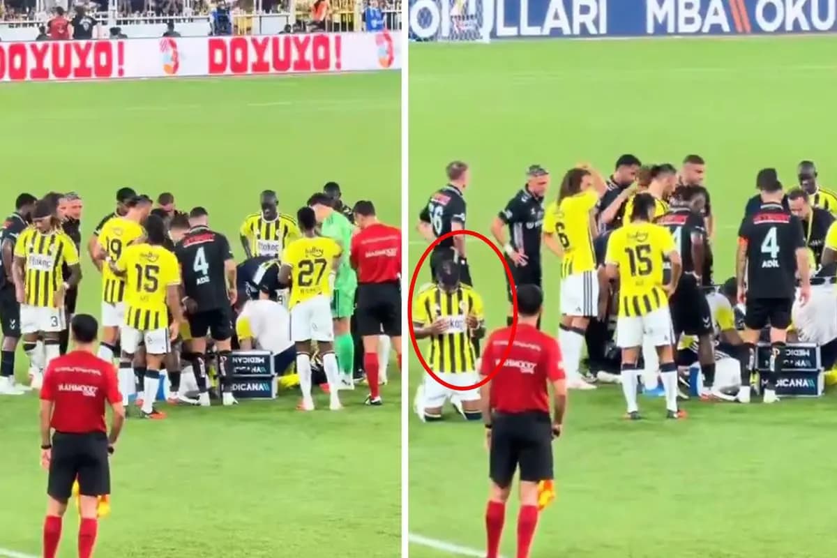 Kadıköy'de korku dolu anlar! Arkadaşını o halde görünce dua etti