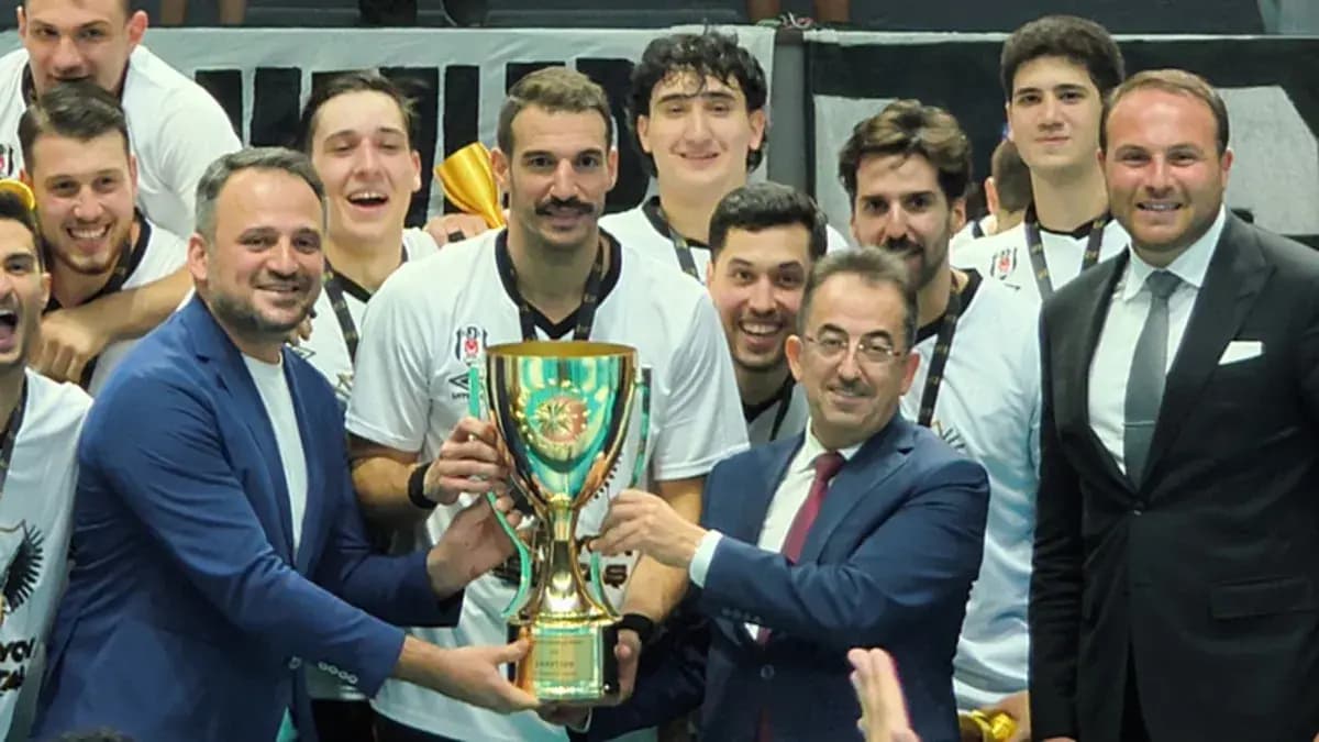 THF Cumhurbaşkanlığı Kupası erkekler şampiyonu Beşiktaş!