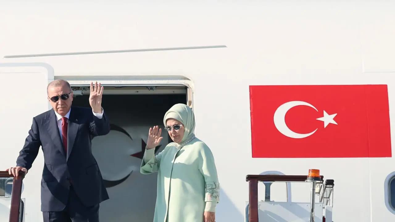 Cumhurbaşkanı Erdoğan Kırgızistan'da