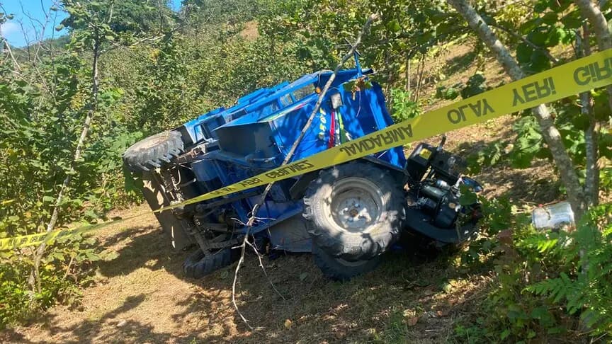 Ordu'da devrilen tarım aracındaki 2 kişi öldü, 11 kişi yaralandı