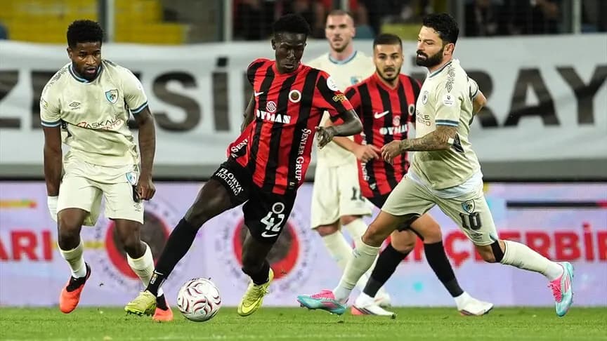 Gençlerbirliği ile Erzurumspor FK 1-1 berabere kaldı
