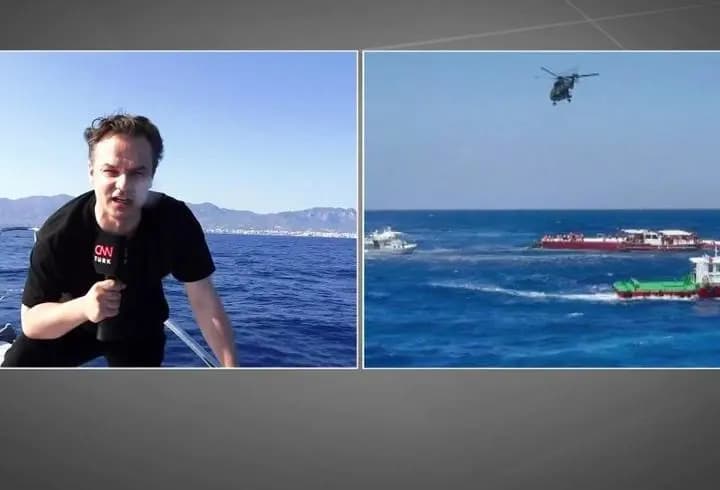 CNN TÜRK geminin enkazının yanında: 18 kişi her yerde aranıyor