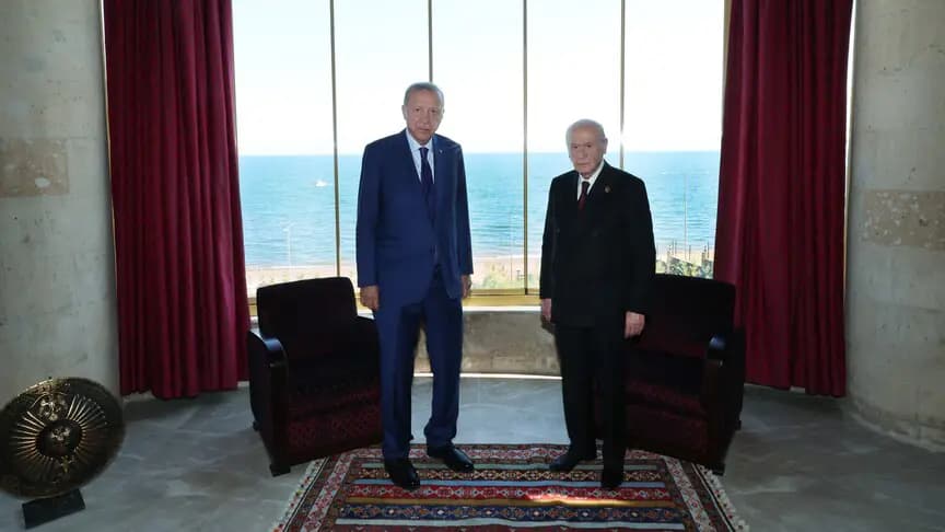 Cumhurbaşkanı Erdoğan, MHP Genel Başkanı Bahçeli ile görüştü