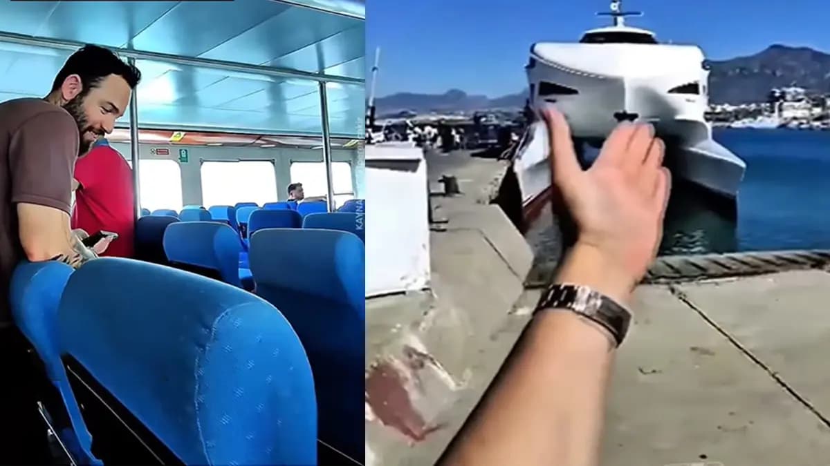 Girne'de batan geminin 3 ay önce çekilen bir videoda da su aldığı ortaya çıktı