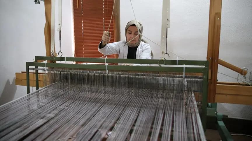 Kurtuluş Savaşı'nda cepheye gönderilen göynek kumaşları yeniden üretilmeye başlandı