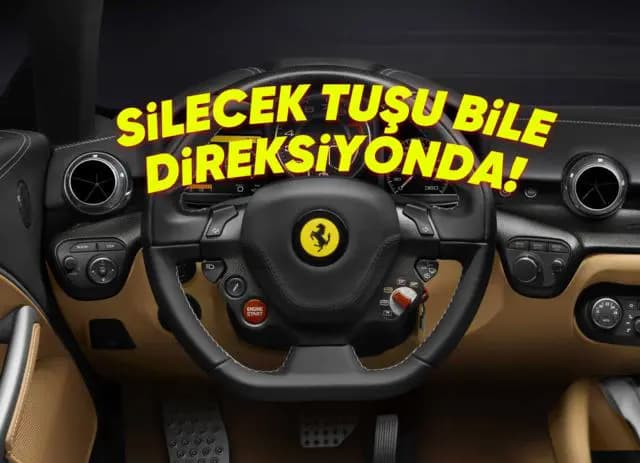 Ferrari'nin Tüm Tuşları Neden Direksiyonda?