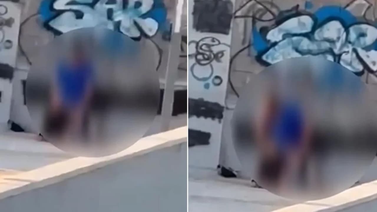Güpegündüz çatıda ilişkiyle gözaltı