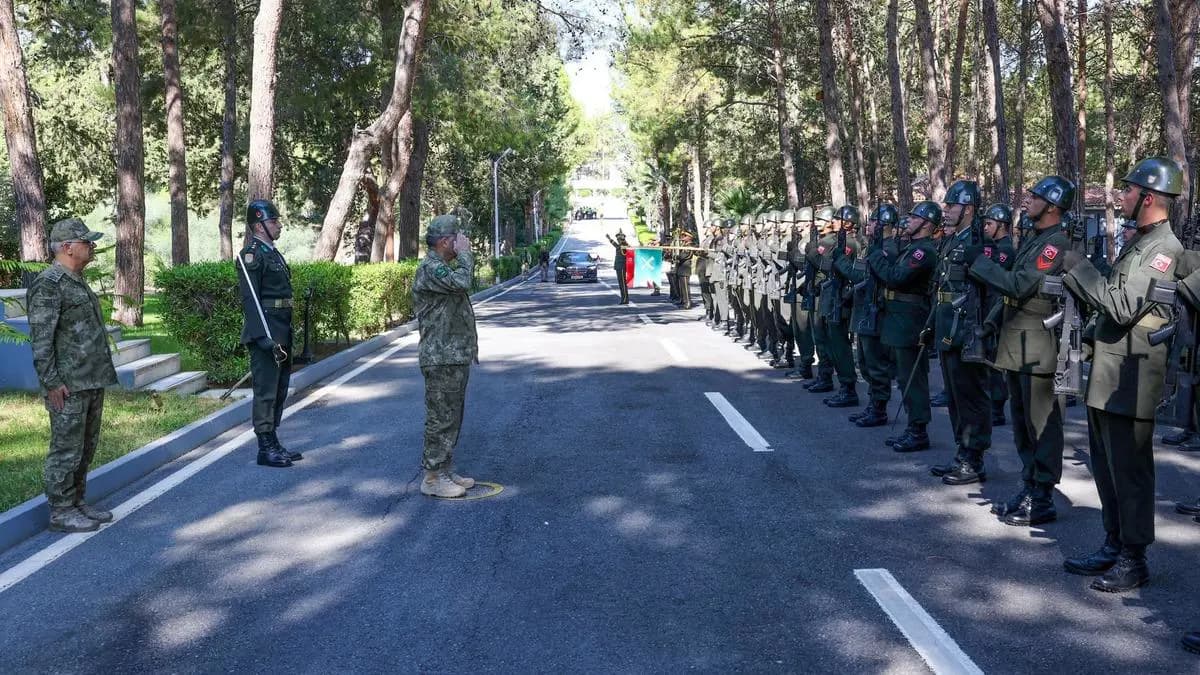 Kıbrıs Türk Barış Kuvvetleri Komutanlığında Devir Teslim Töreni