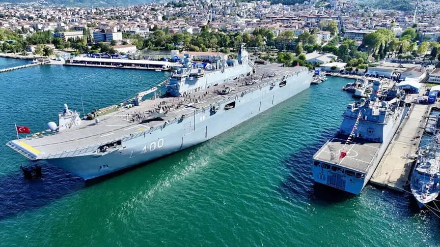TEKNOFEST Mavi Vatan'da TCG Anadolu ilgi odağı oldu
