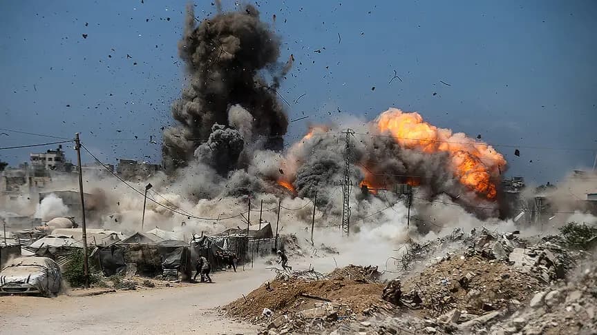 İsrail'in Gazze Şeridi'ne düzenlediği saldırılarda 2 Filistinli hayatını kaybetti, 7 kişi yaralandı