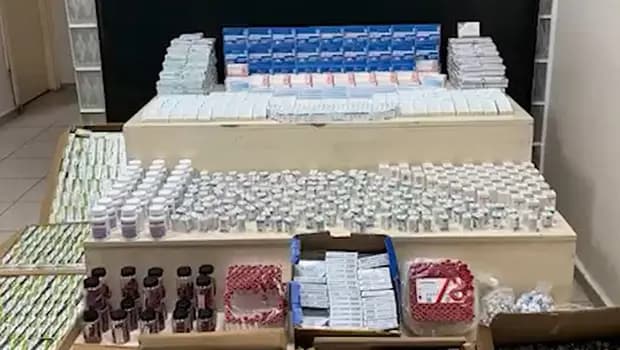 İzmir'de 11 milyon liralık kaçak steroid operasyonu: 6 gözaltı