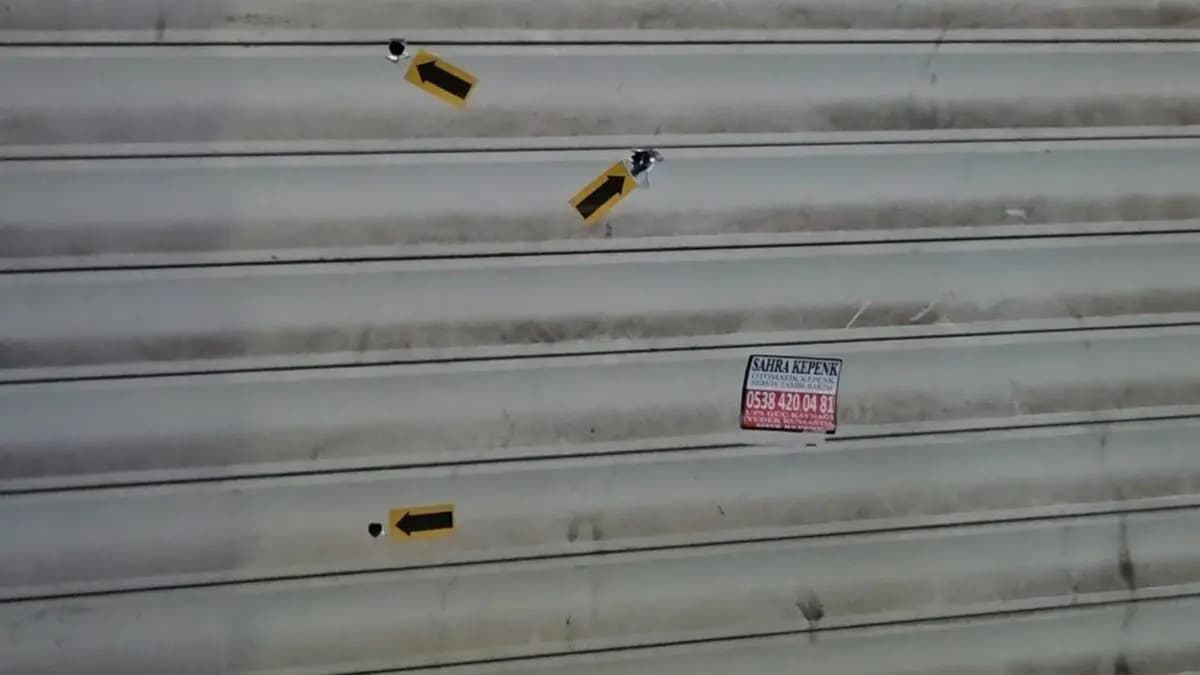 Taksiyle geldi, kuyumcu dükkanını kurşunladı: Saldırgan gözaltına alındı