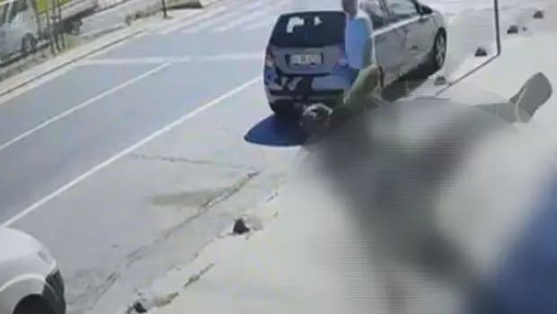 Sultangazi'de işçinin 3'üncü kattan kaldırıma düştüğü anlar kamerada: İş yeri sahibi gözaltında