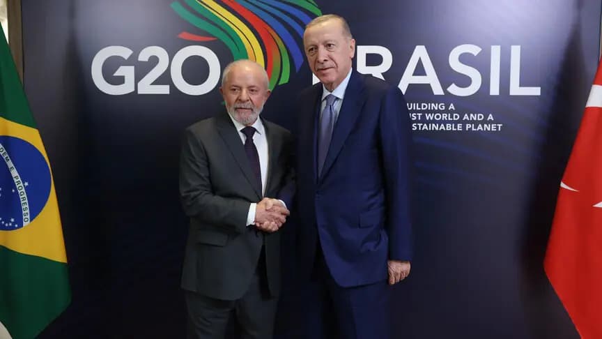 Cumhurbaşkanı Erdoğan ile Brezilya Devlet Başkanı Lula da Silva telefonla görüştü