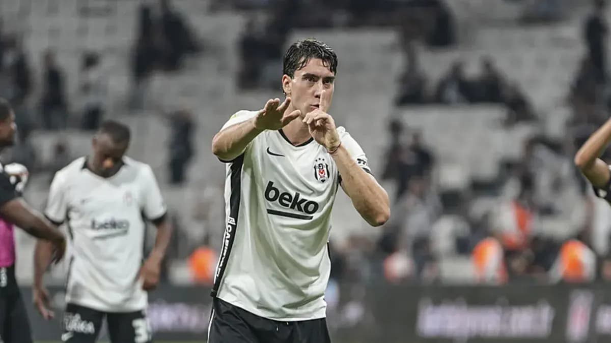 Beşiktaş'ta Dusan Vlahovic ilk maçına çıktı!
