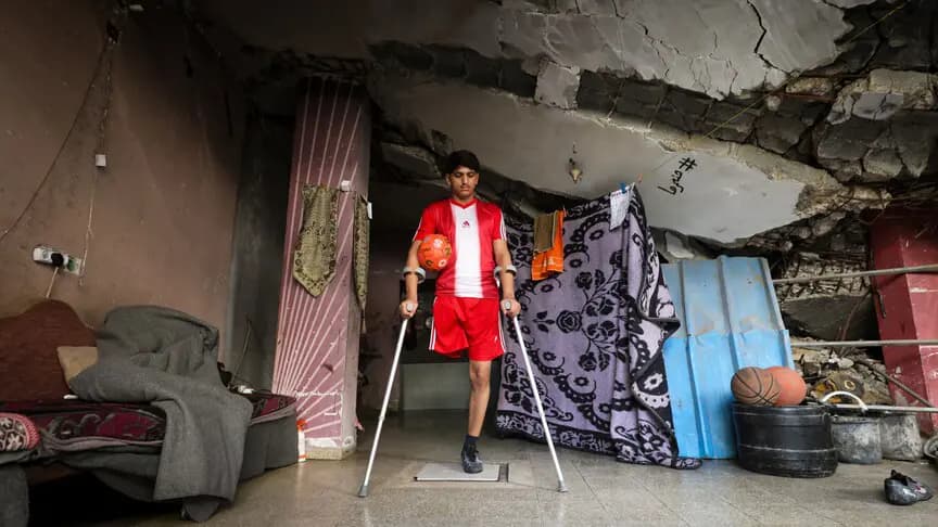 2. İntifada'nın sembolü Muhammed Durra'nın kardeşi Mahmud'un futbol hayali İsrail kurşunuyla yıkıldı