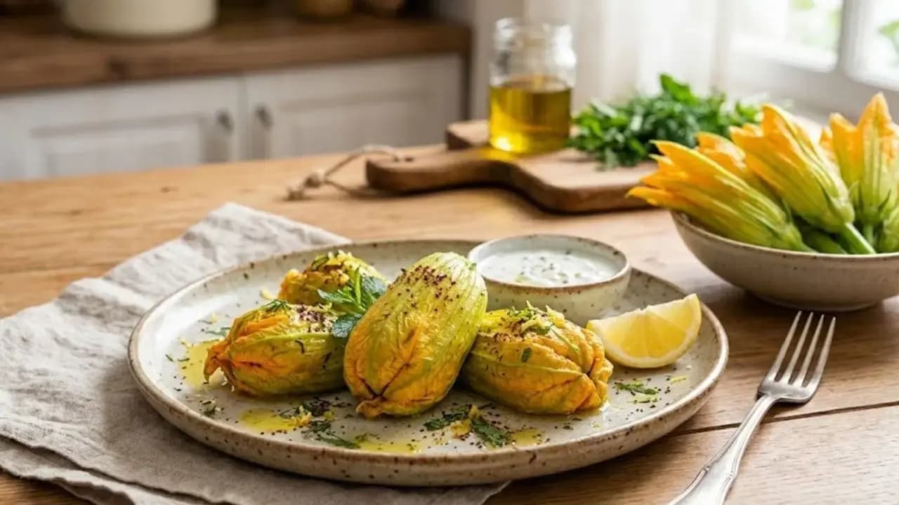 Ege sofralarının en zarif incisi: MasterChef zeytinyağlı kabak çiçeği dolması nasıl yapılır?