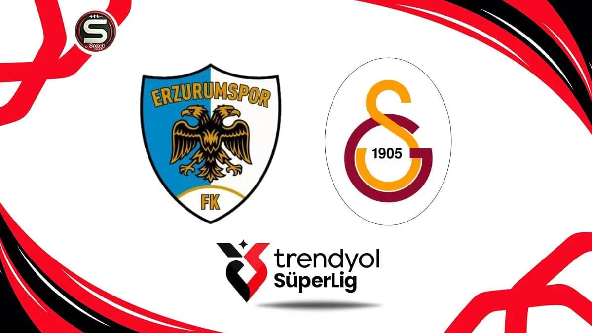 Galatasaray ligde siftah yaptı! Son şampiyon Erzurum'dan 4 golle döndü