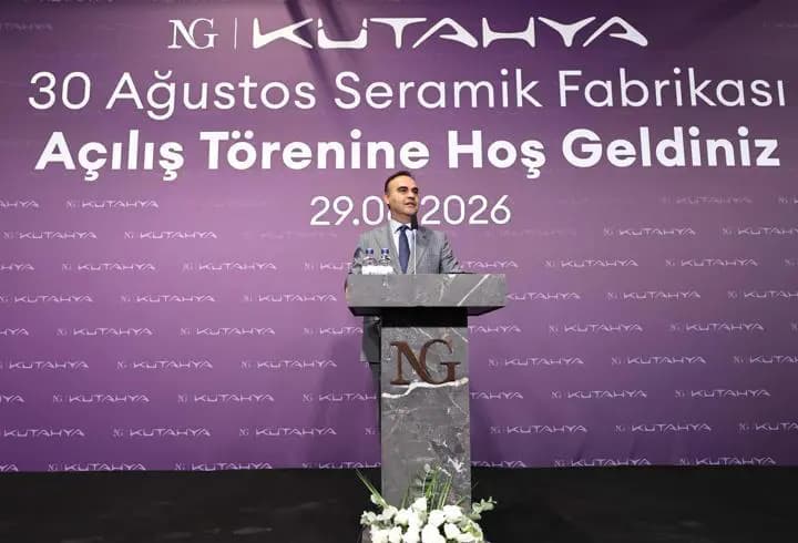 Zafer Bayramı'nda dev açılış: 8 milyar liralık seramik fabrikası üretime başladı