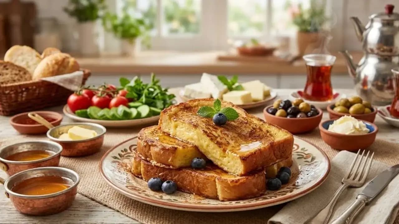 Çocukluğun sabah kahvaltılarına dönüş: Çıtır çıtır sütlü yumurtalı ekmek tarifi...