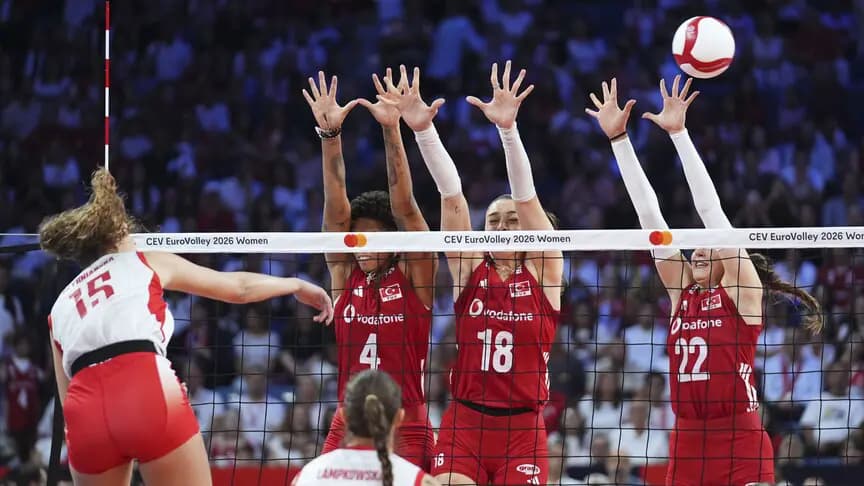 A Milli Kadın Voleybol Takımı, Avrupa Şampiyonası'nda grubu ikinci tamamladı