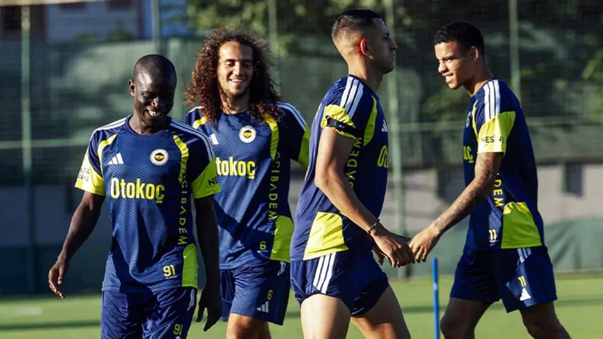 Fenerbahçe'de Olimpik Lyon maçı hazırlıkları hız kesmedi!