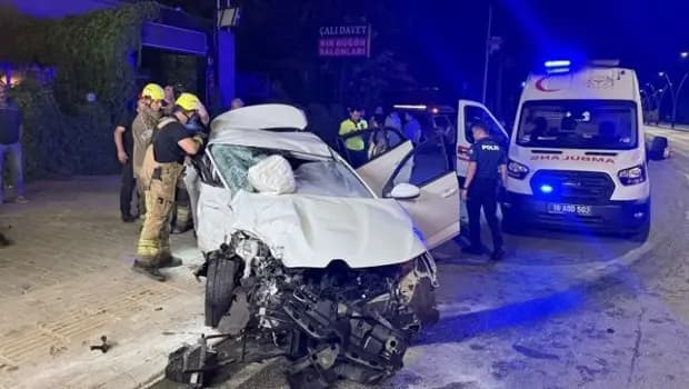 Bursa'da feci kaza… 2 kişi öldü, 2 kişi yaralandı