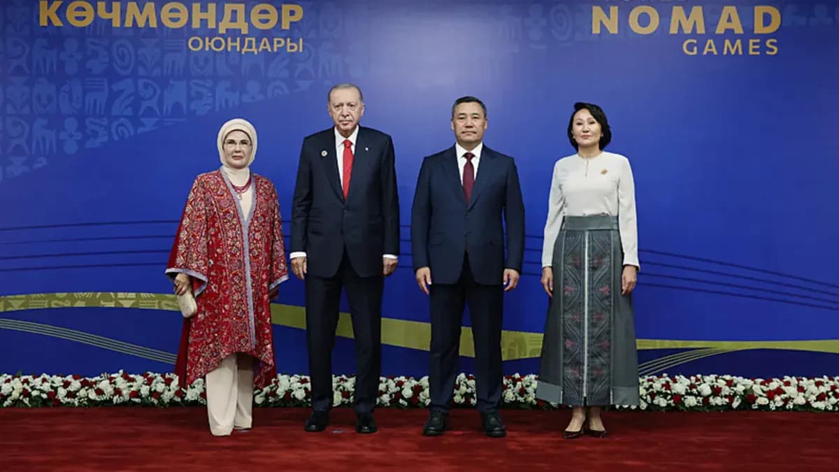 Başkan Erdoğan, Bişkek'te Dünya Göçebe Oyunları Açılış Töreni'ne katıldı