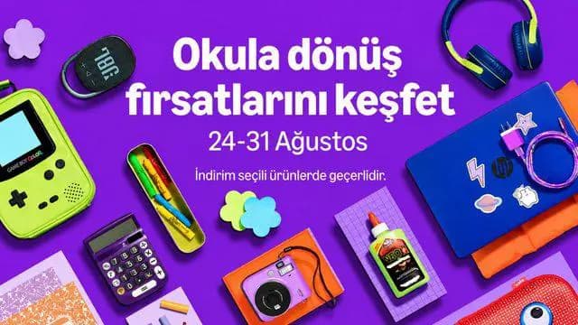 Amazon’da Okula Dönüş Kampanyası!