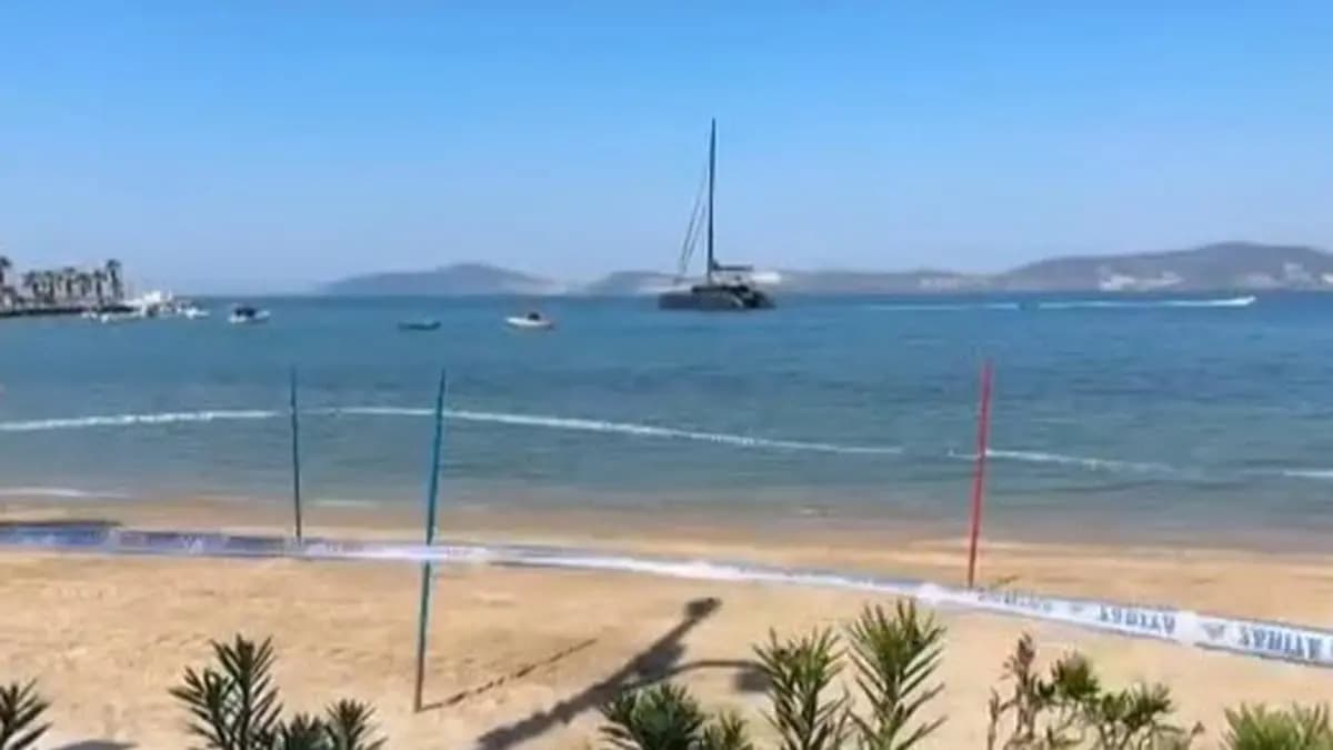 Halk plajı kirlilik şüphesiyle tedbiren kapatıldı