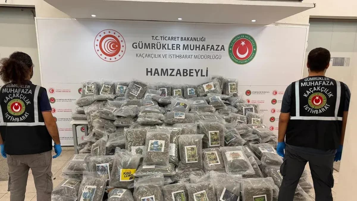 Bakanlıktan uyuşturucu operasyonu: Hamzabeyli'de X-Ray'e takıldı! 288 kilogram esrar ele geçirildi