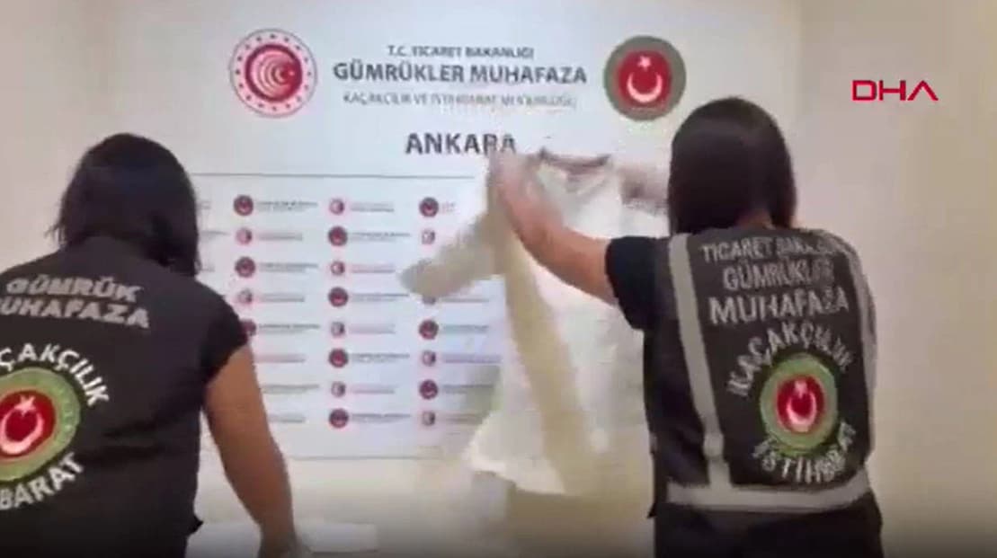 Esenboğa Havalimanı'nda 31 kilo 620 gram uyuşturucu ele geçirildi