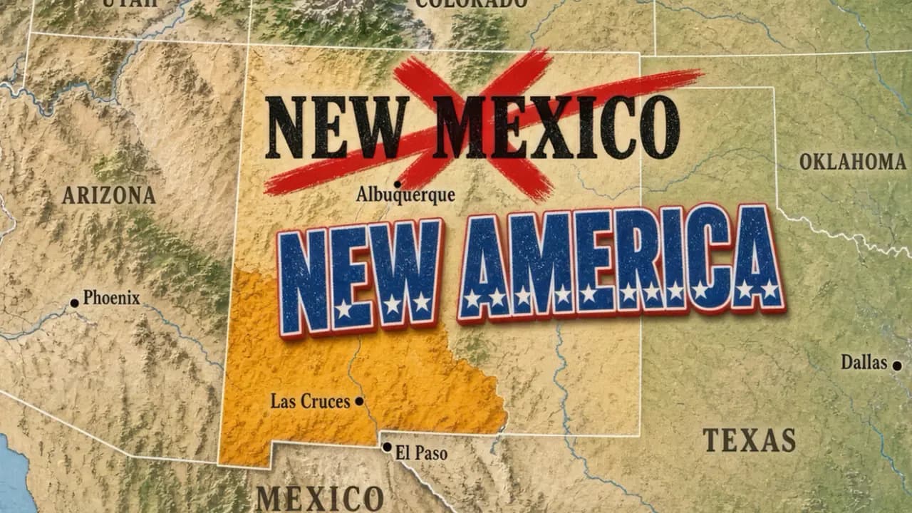 Trump'tan New Mexico'ya 'New America' çıkışı