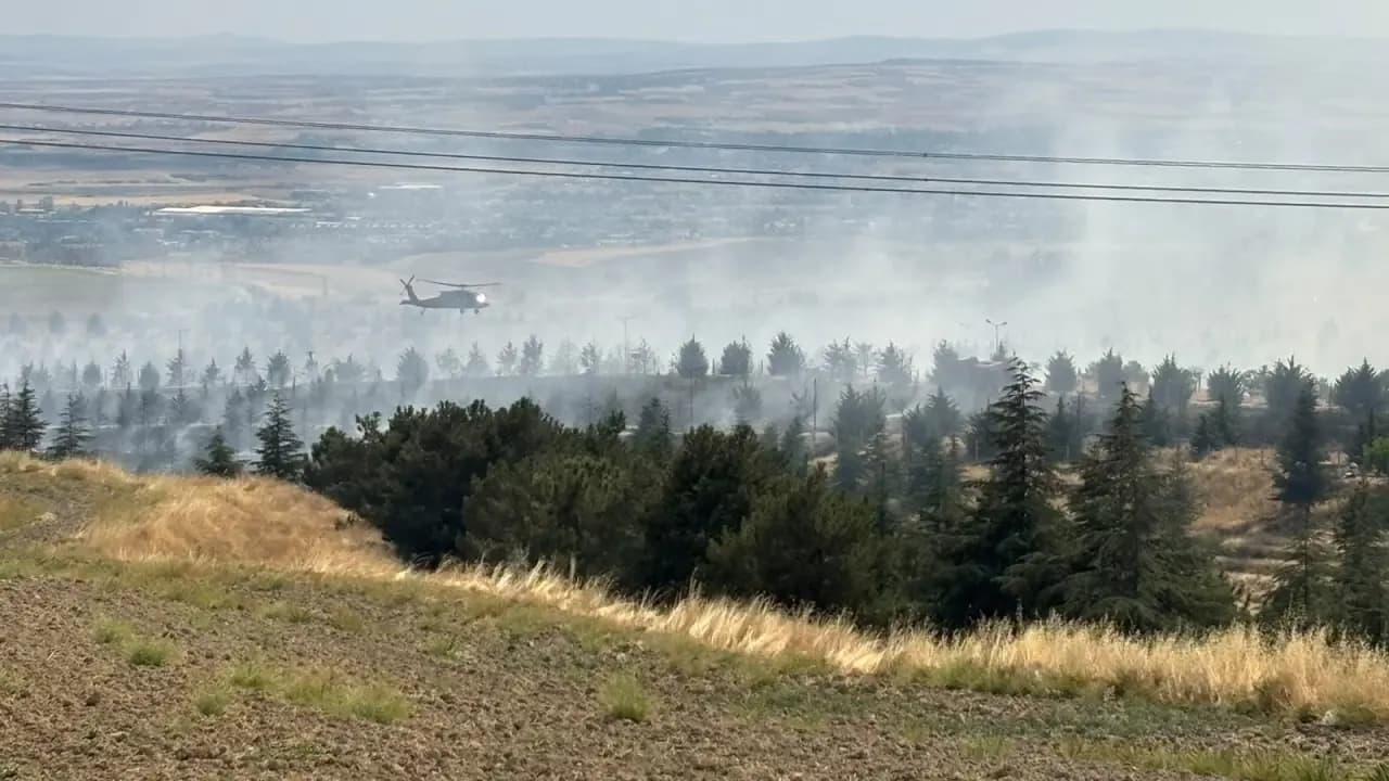 Ankara Gölbaşı'nda yangın