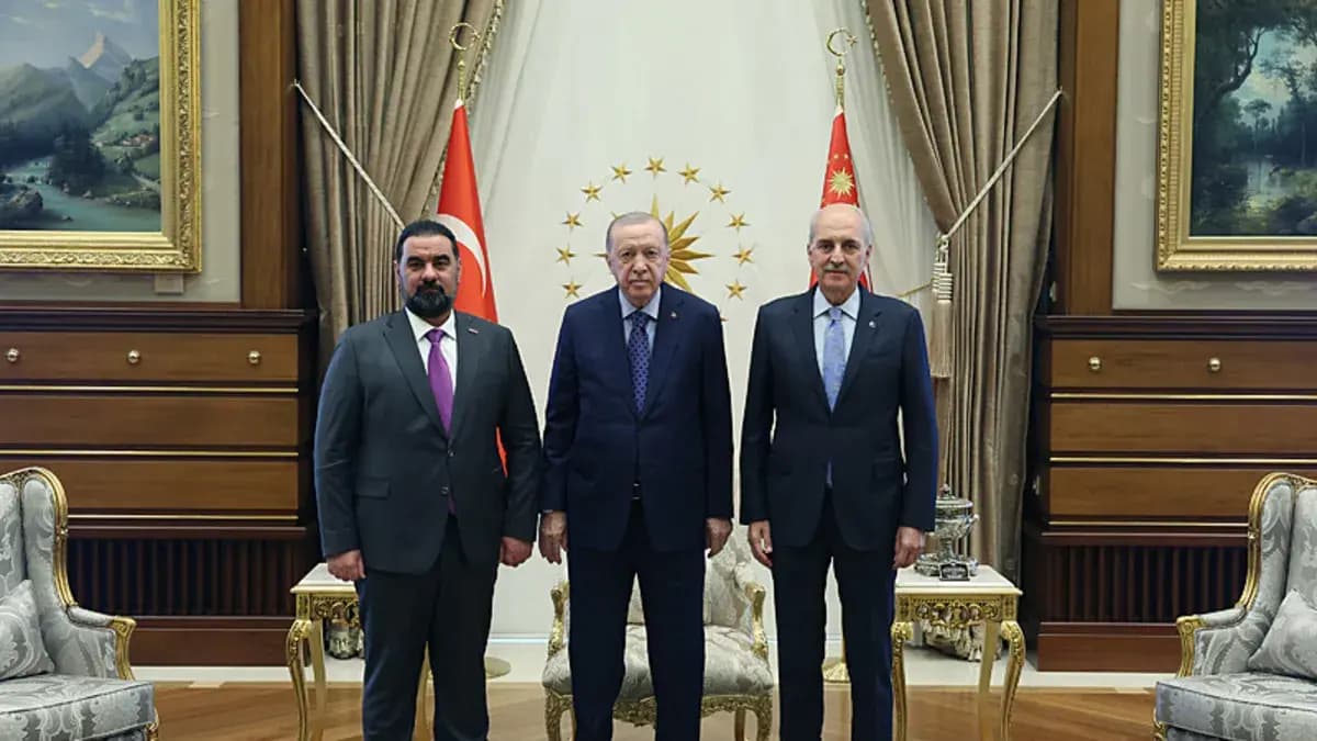Başkan Erdoğan Irak Temsilciler Meclisi Başkanı Halbusi'yi kabul etti