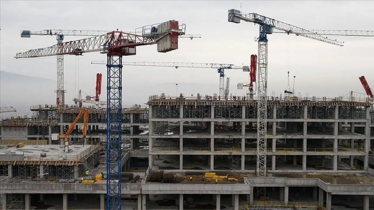 İnşaat üretiminde daralma